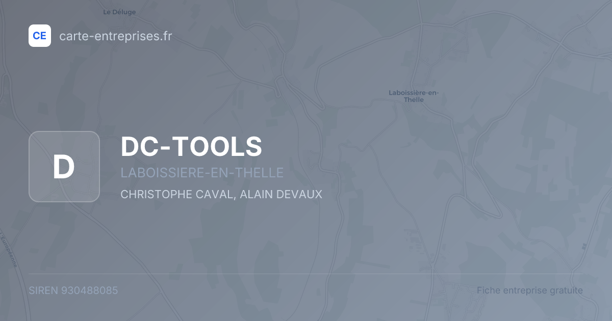 DC-TOOLS — 930488085 — fiche entreprise
