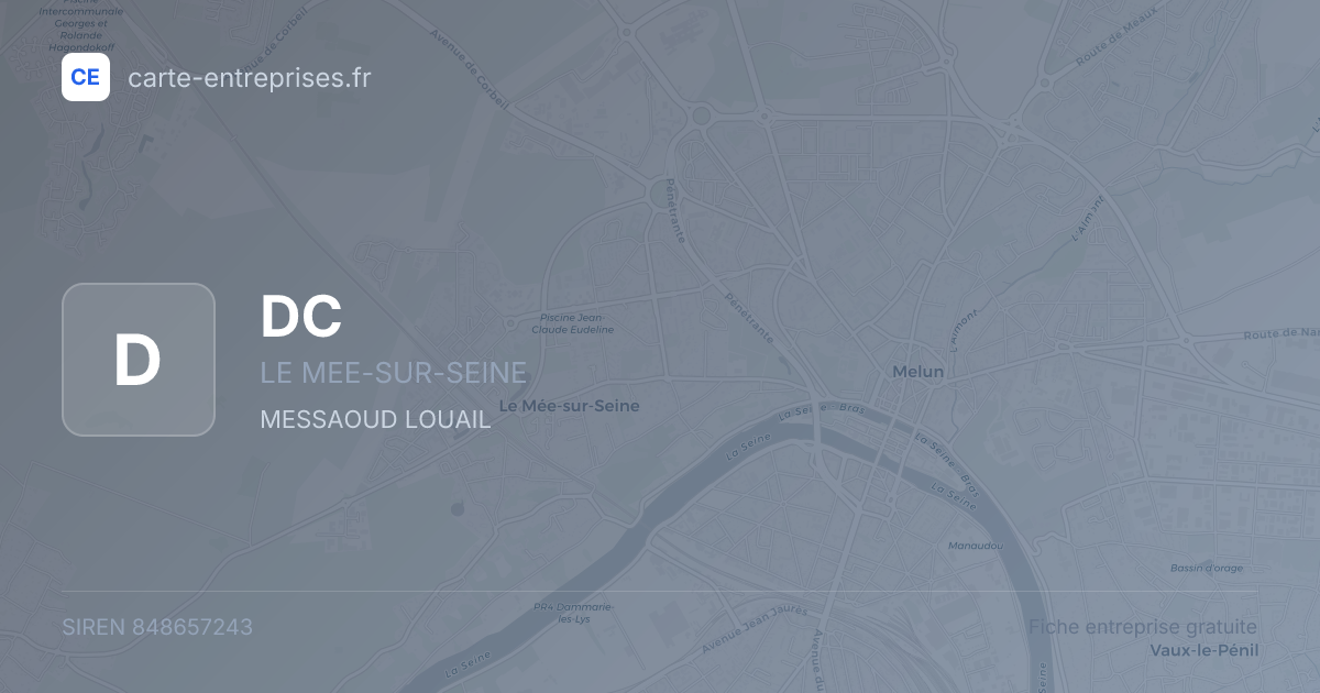 DC — 848657243 — fiche entreprise