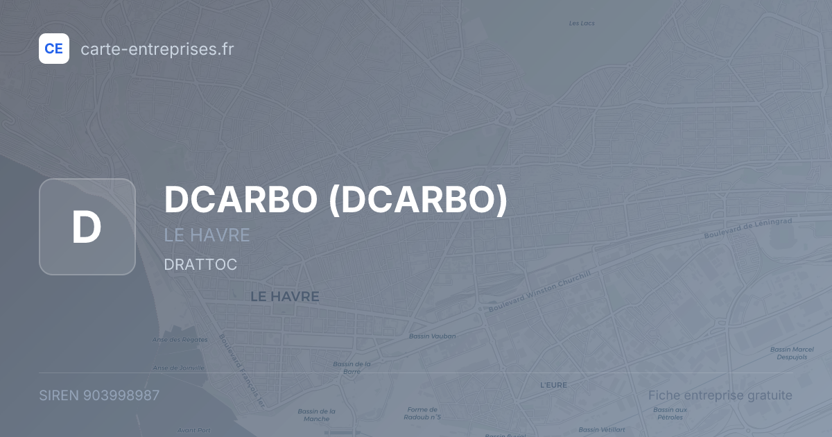 DCARBO (DCARBO) — 903998987 — fiche entreprise