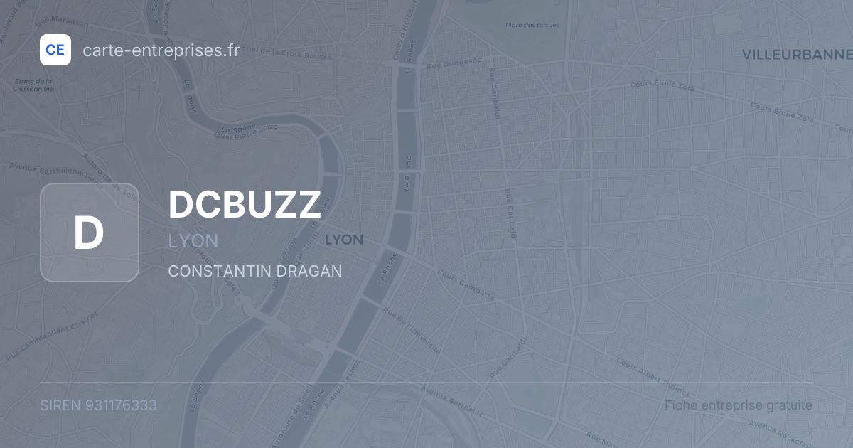 DCBUZZ — 931176333 — fiche entreprise