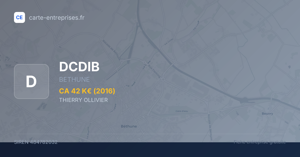 DCDIB — 484782032 — fiche entreprise