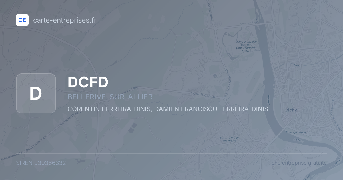 DCFD — 939366332 — fiche entreprise