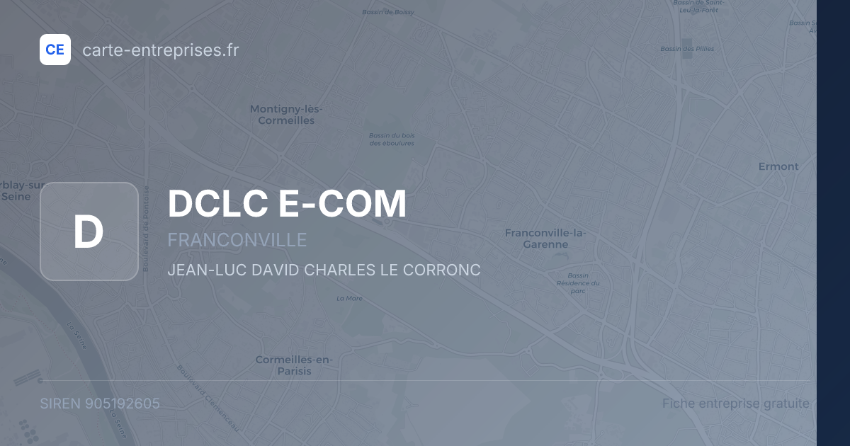 DCLC E-COM — 905192605 — fiche entreprise
