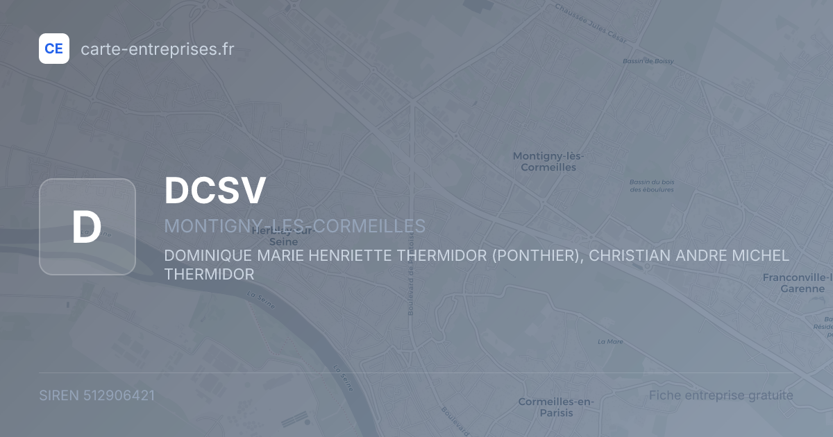 DCSV — 512906421 — fiche entreprise