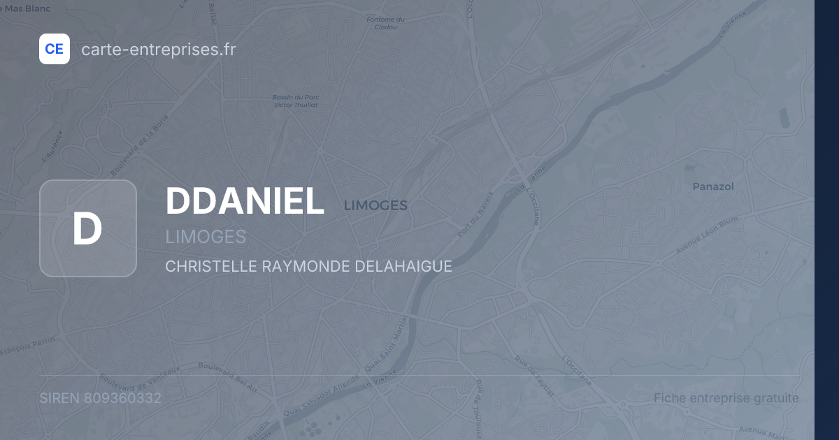 DDANIEL — 809360332 — fiche entreprise