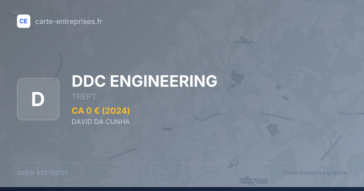DDC ENGINEERING — 838788131 — fiche entreprise
