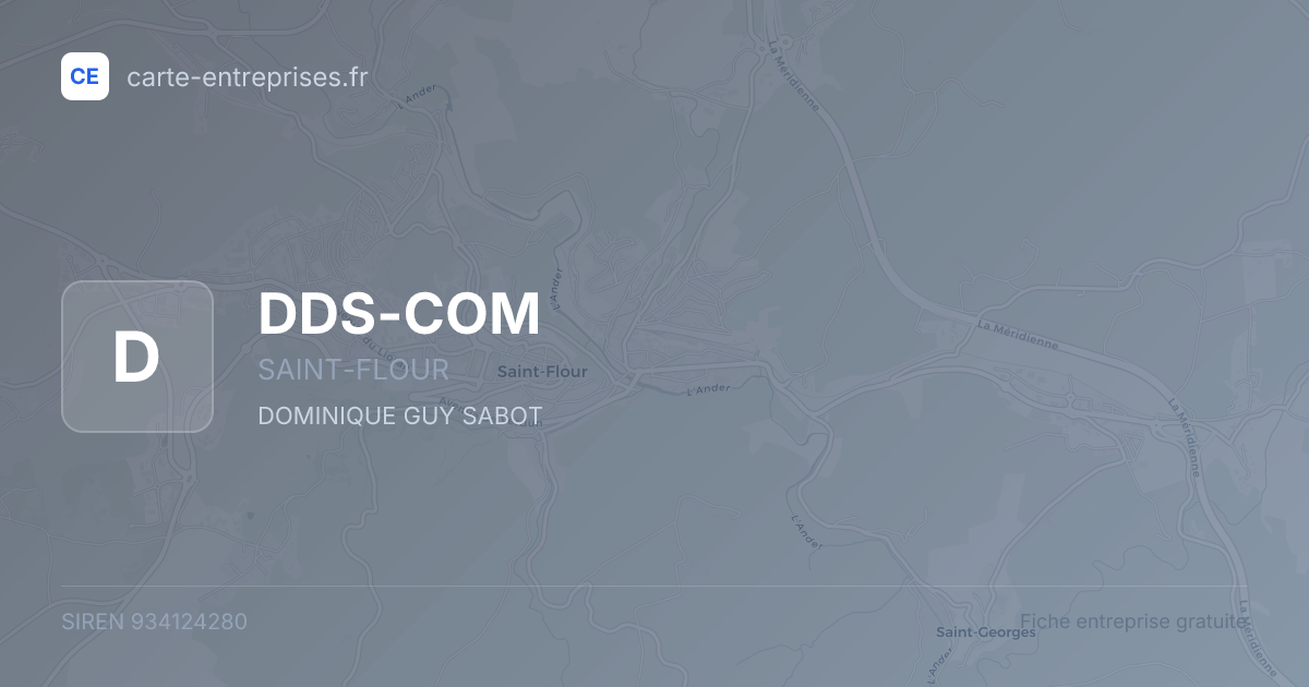 DDS-COM — 934124280 — fiche entreprise