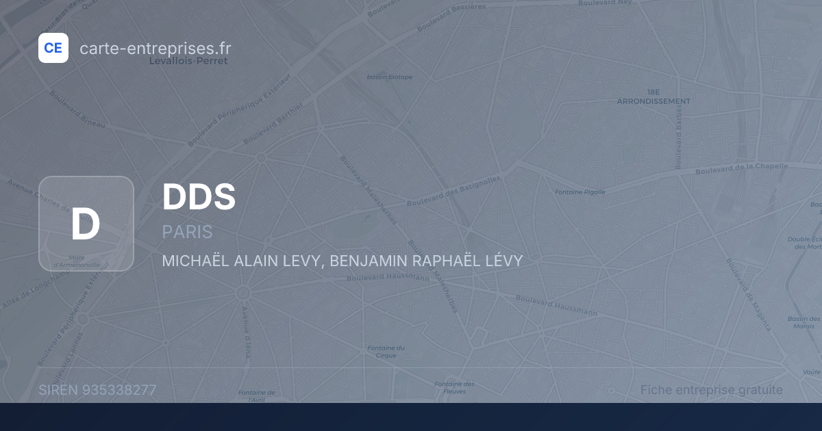 DDS — 935338277 — fiche entreprise