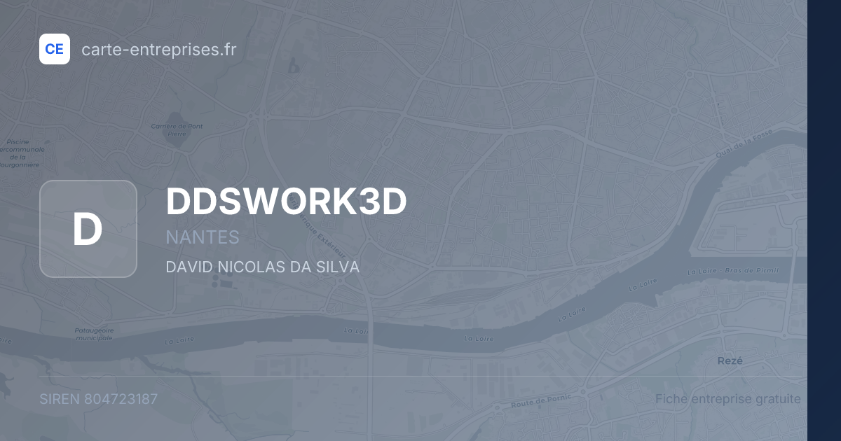 DDSWORK3D — 804723187 — fiche entreprise