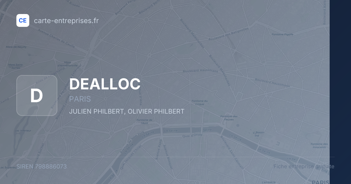 DEALLOC — 798886073 — fiche entreprise