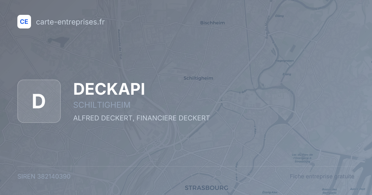 DECKAPI — 382140390 — fiche entreprise
