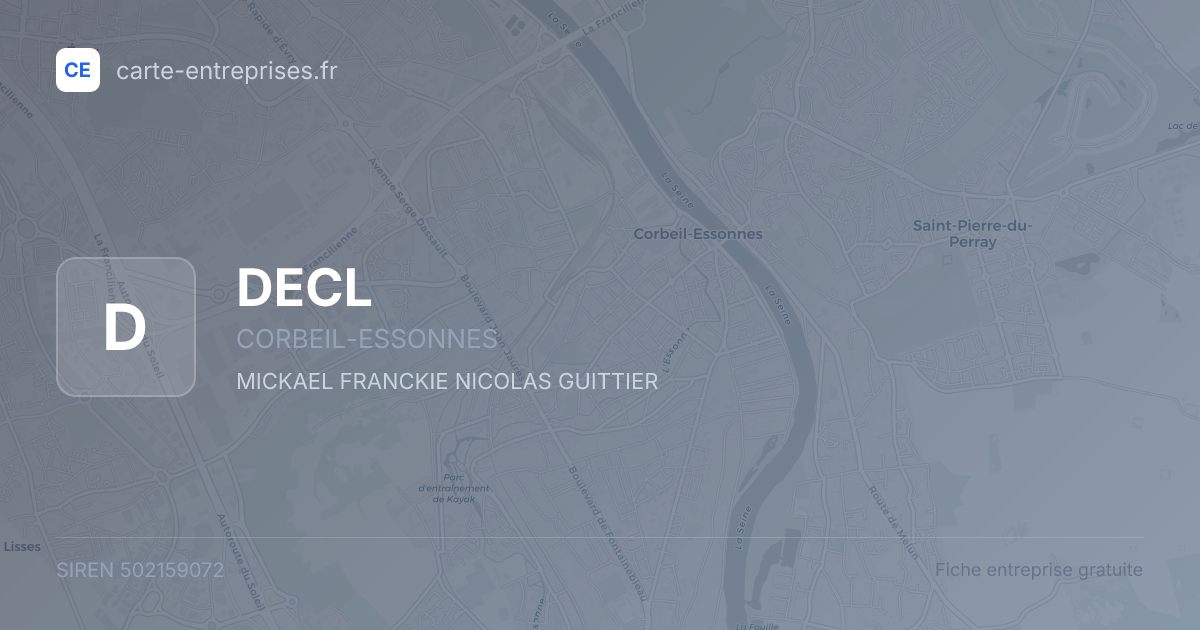 DECL — 502159072 — fiche entreprise