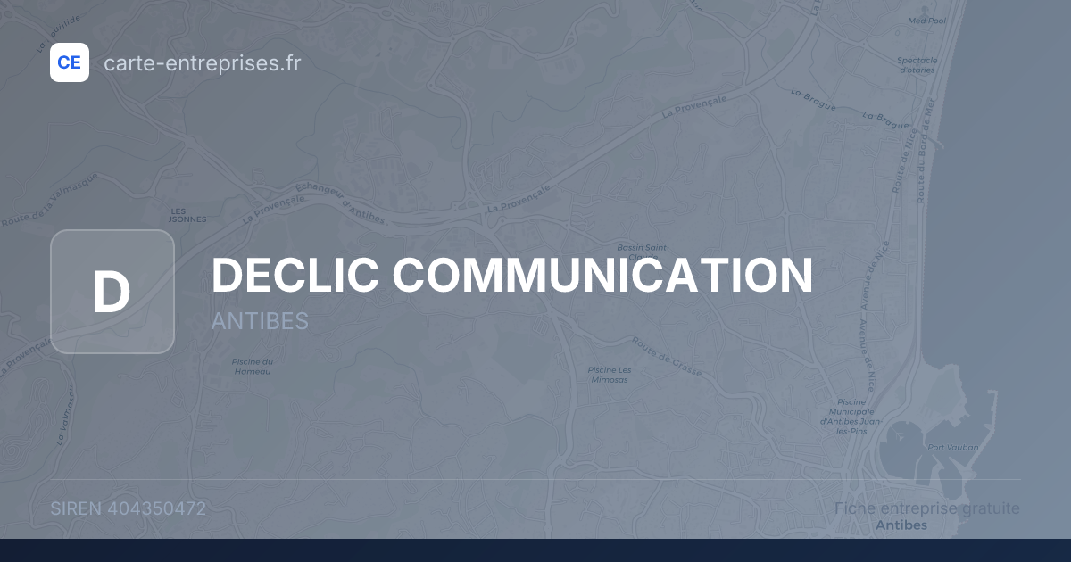 DECLIC COMMUNICATION — 404350472 — fiche entreprise
