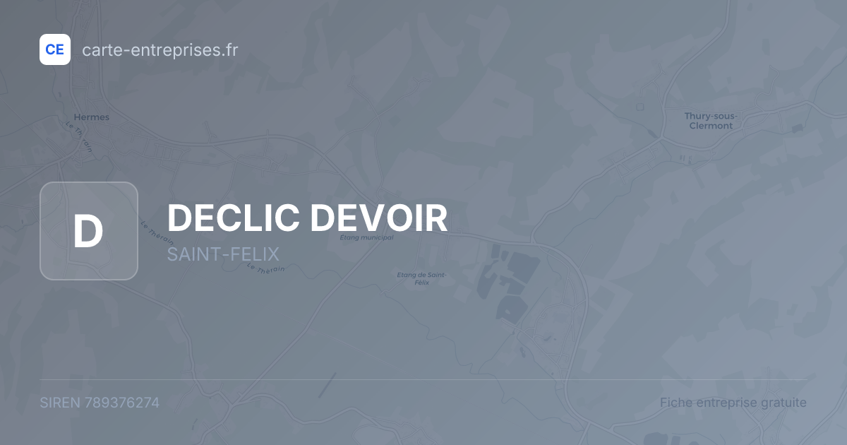 DECLIC DEVOIR — 789376274 — fiche entreprise