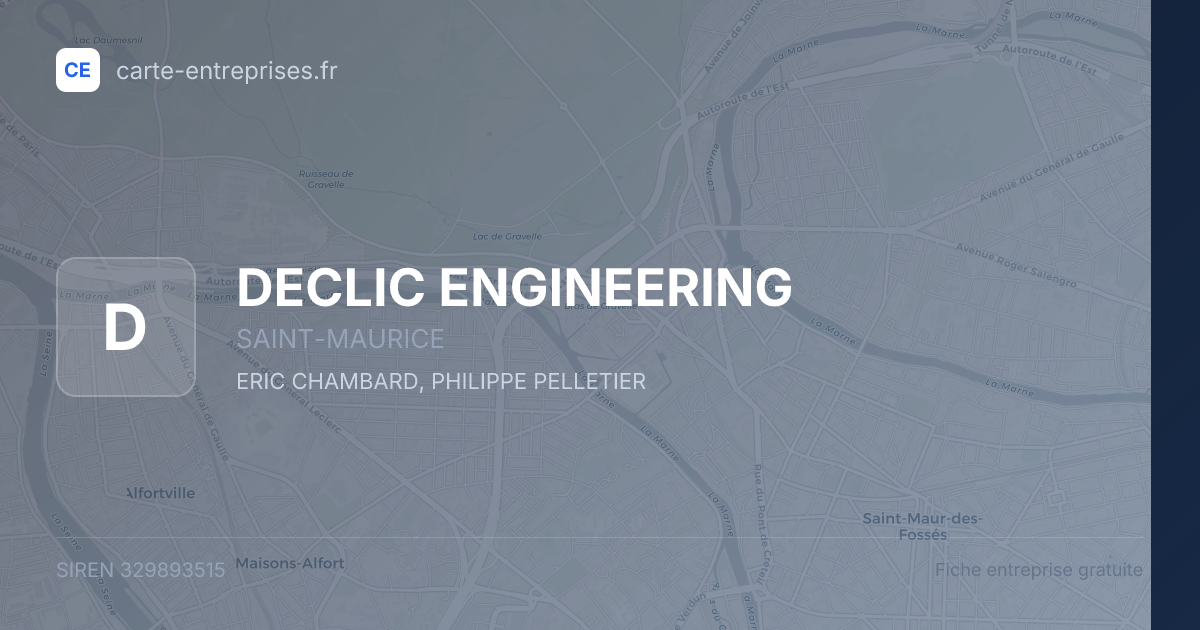 DECLIC ENGINEERING — 329893515 — fiche entreprise