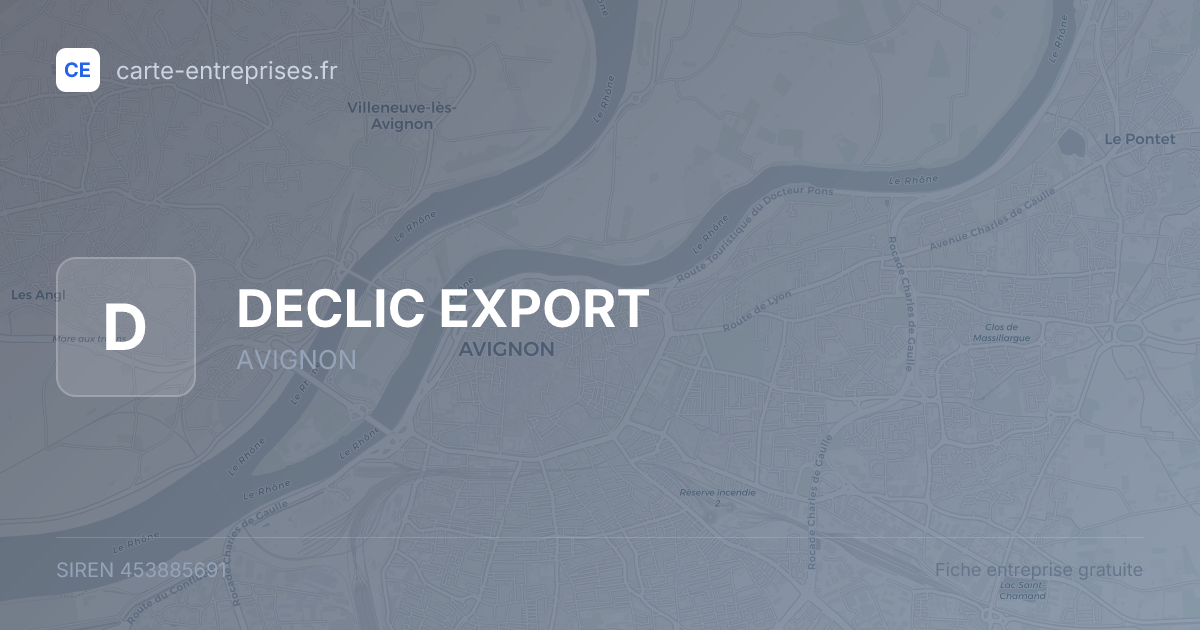 DECLIC EXPORT — 453885691 — fiche entreprise