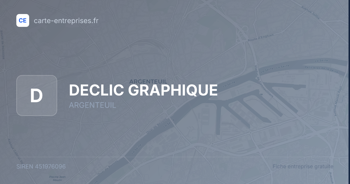 DECLIC GRAPHIQUE — 451976096 — fiche entreprise