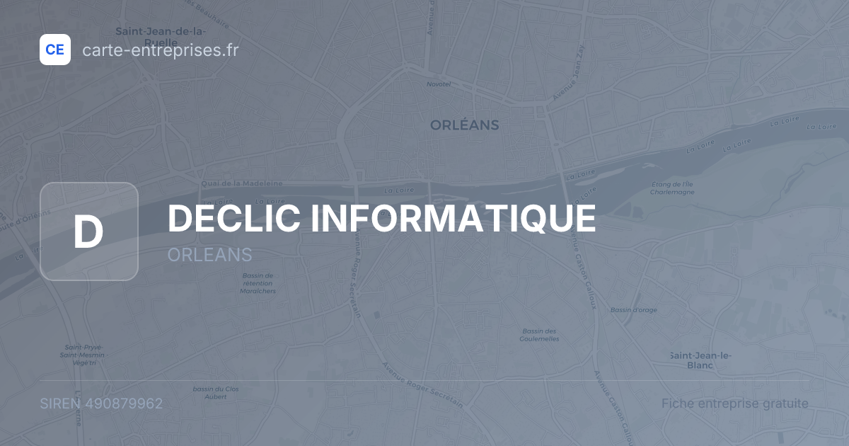 DECLIC INFORMATIQUE — 490879962 — fiche entreprise
