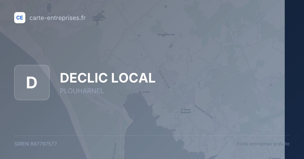 DECLIC LOCAL — 897797577 — fiche entreprise