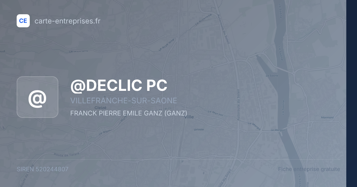 @DECLIC PC — 520244807 — fiche entreprise