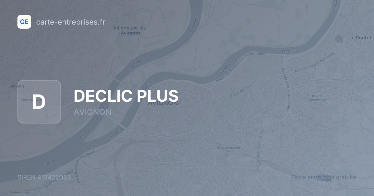 DECLIC PLUS — 451422083 — fiche entreprise