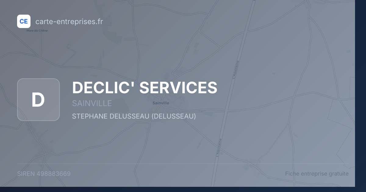 DECLIC' SERVICES — 498883669 — fiche entreprise