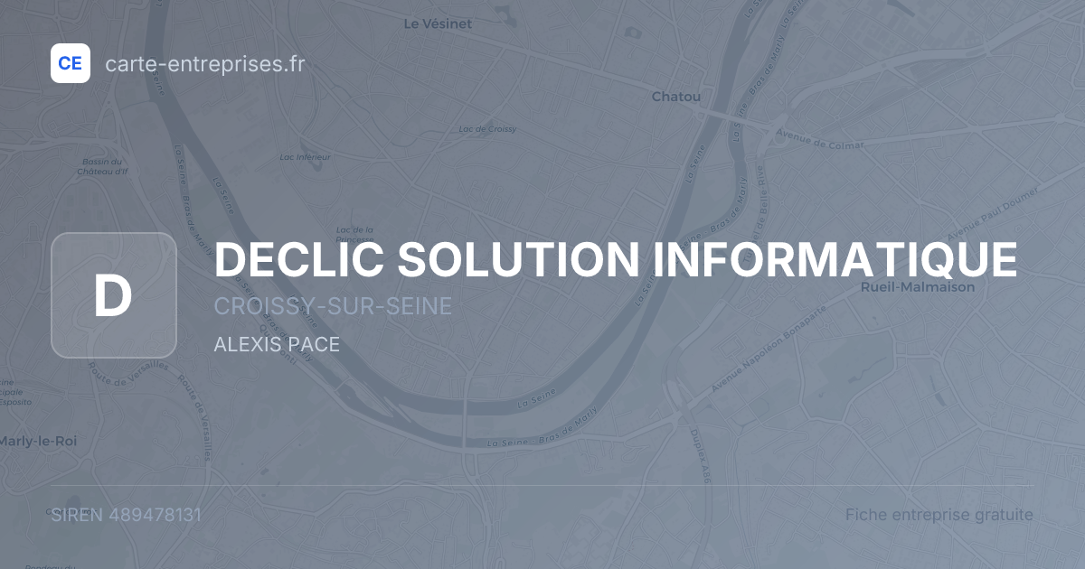 DECLIC SOLUTION INFORMATIQUE — 489478131 — fiche entreprise