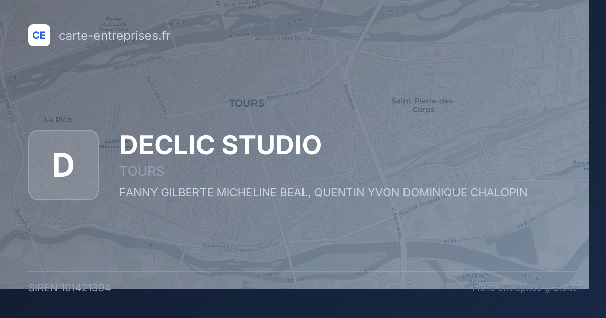 DECLIC STUDIO — 101421394 — fiche entreprise