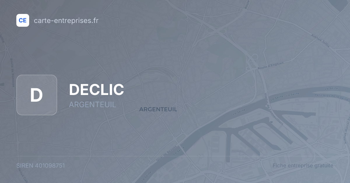 DECLIC — 401098751 — fiche entreprise
