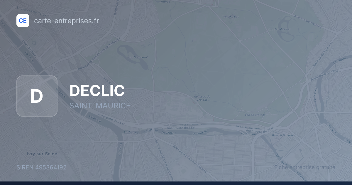 DECLIC — 495364192 — fiche entreprise