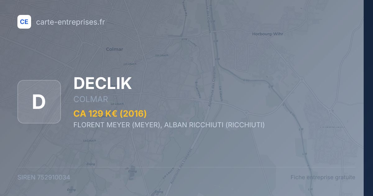 DECLIK — 752910034 — fiche entreprise