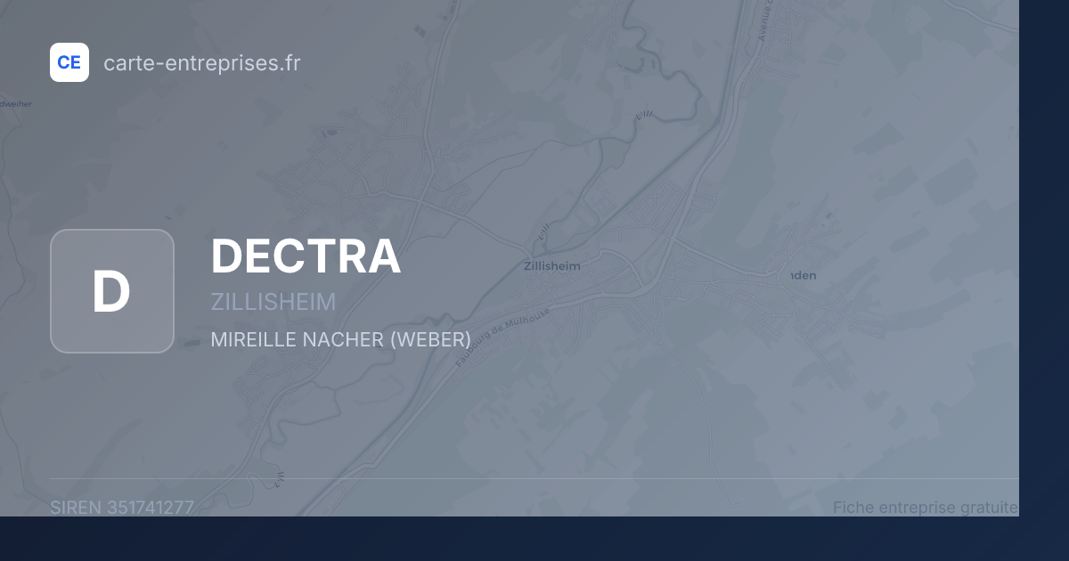 DECTRA — 351741277 — fiche entreprise
