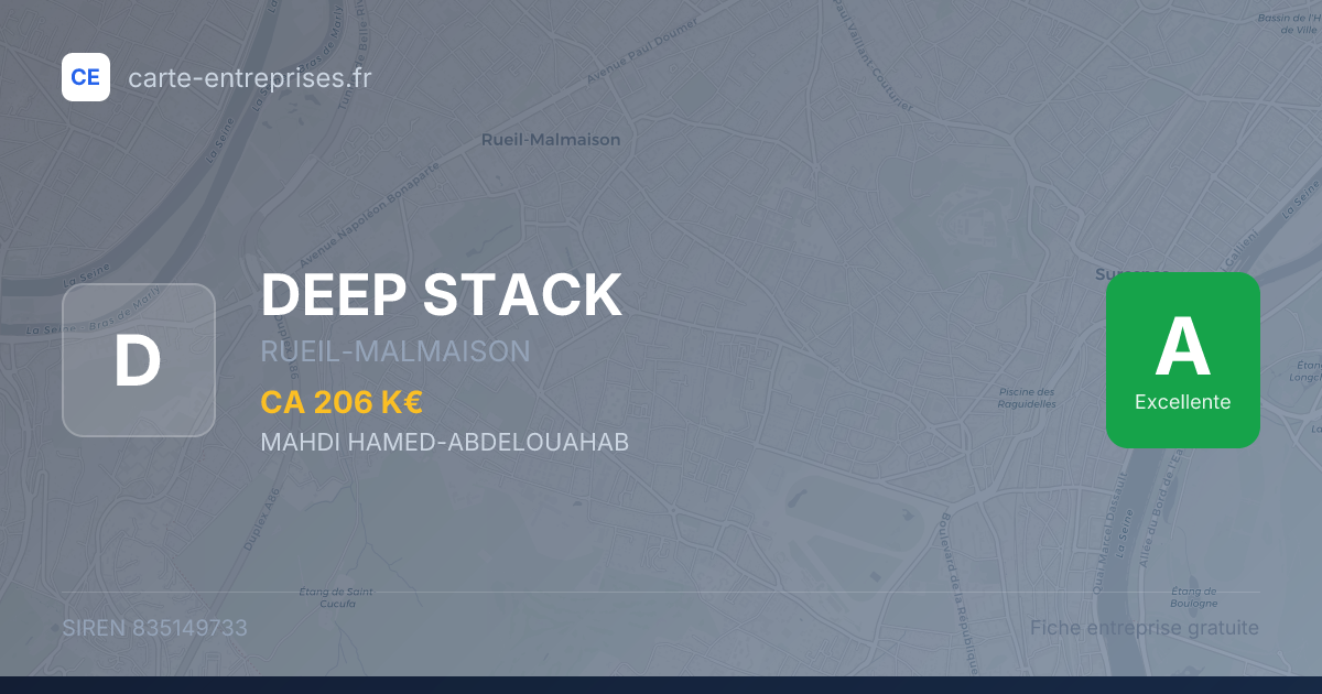 DEEP STACK — 835149733 — fiche entreprise