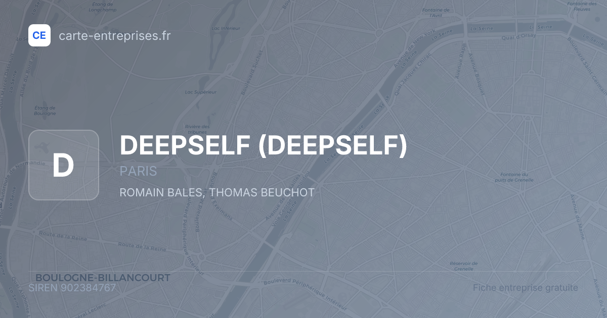 DEEPSELF — 902384767 — fiche entreprise