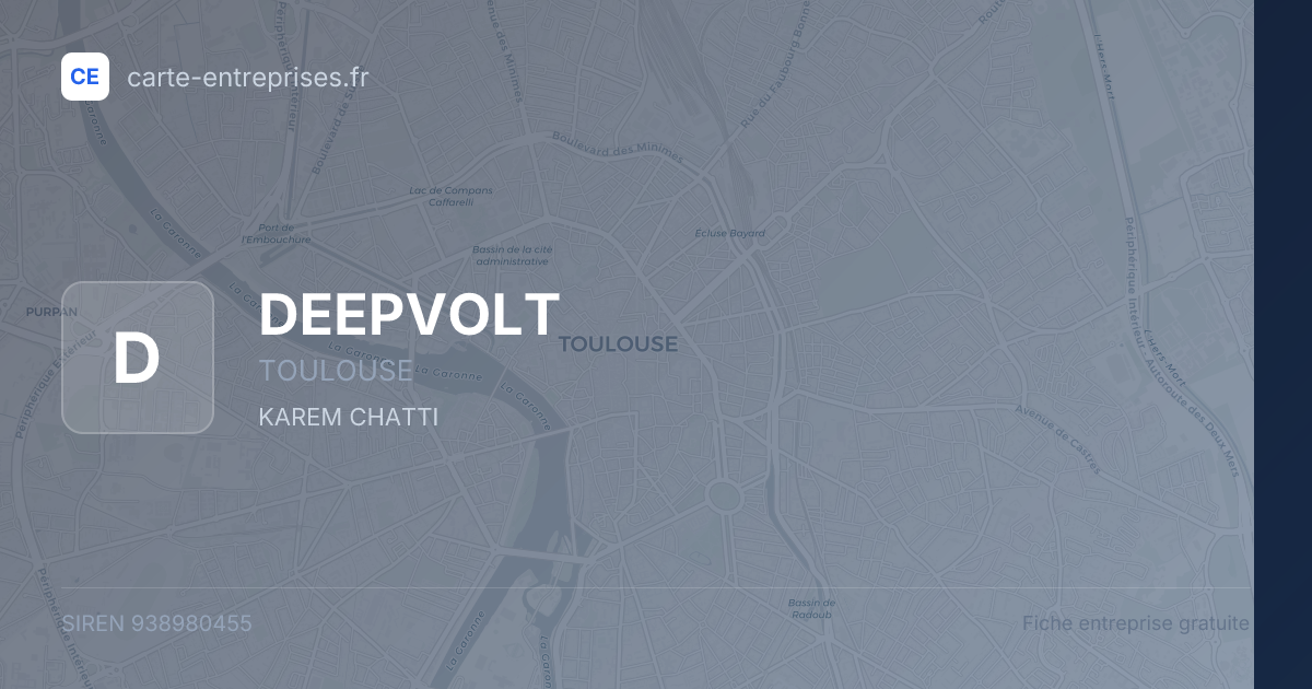 DEEPVOLT — 938980455 — fiche entreprise