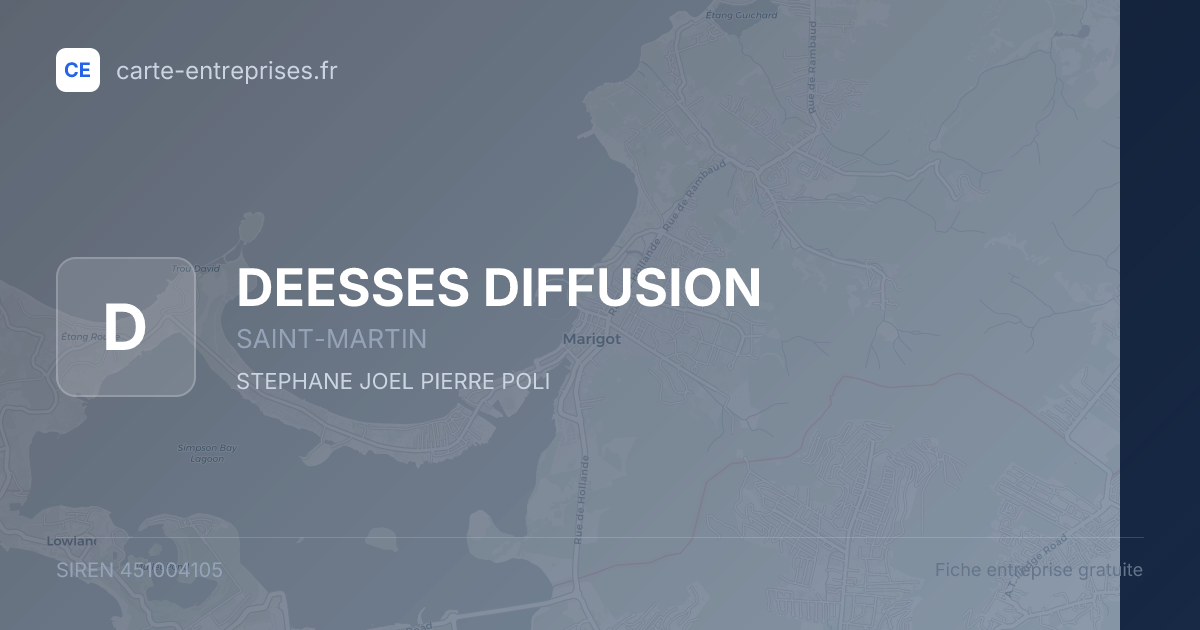 DEESSES DIFFUSION — 451004105 — fiche entreprise