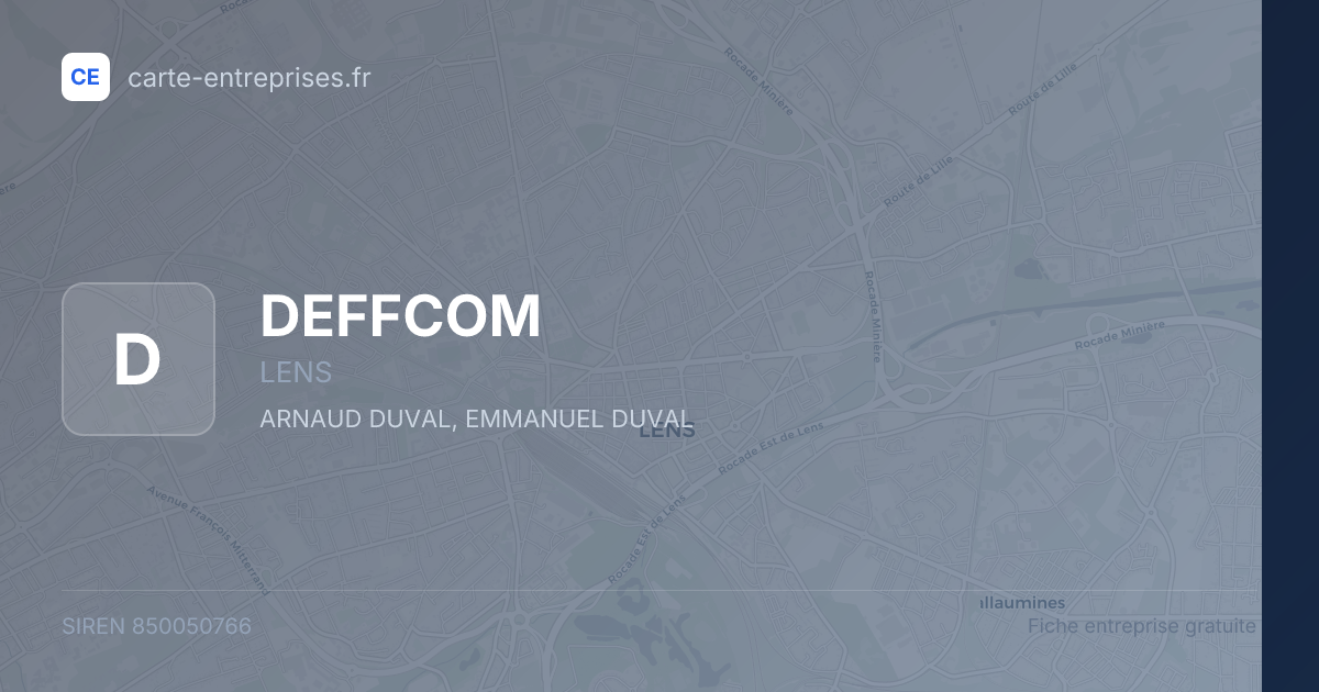 DEFFCOM — 850050766 — fiche entreprise