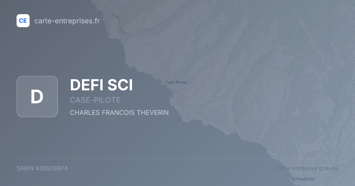 DEFI SCI — 438926974 — fiche entreprise