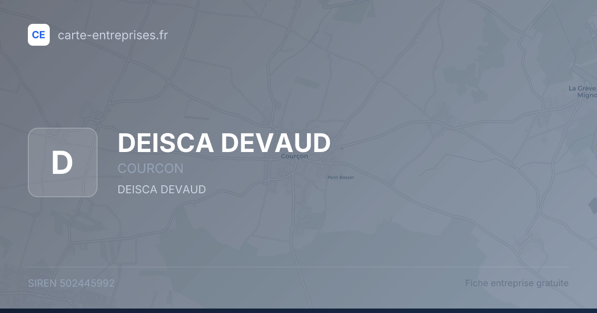 DEISCA DEVAUD — 502445992 — fiche entreprise