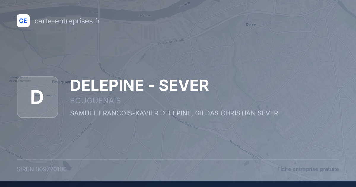 DELEPINE - SEVER — 809770100 — fiche entreprise