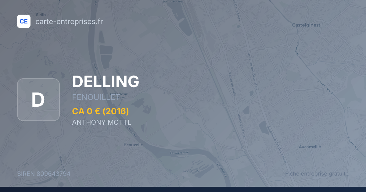 DELLING — 809643794 — fiche entreprise
