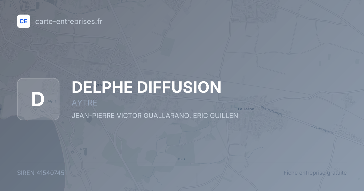 DELPHE DIFFUSION — 415407451 — fiche entreprise