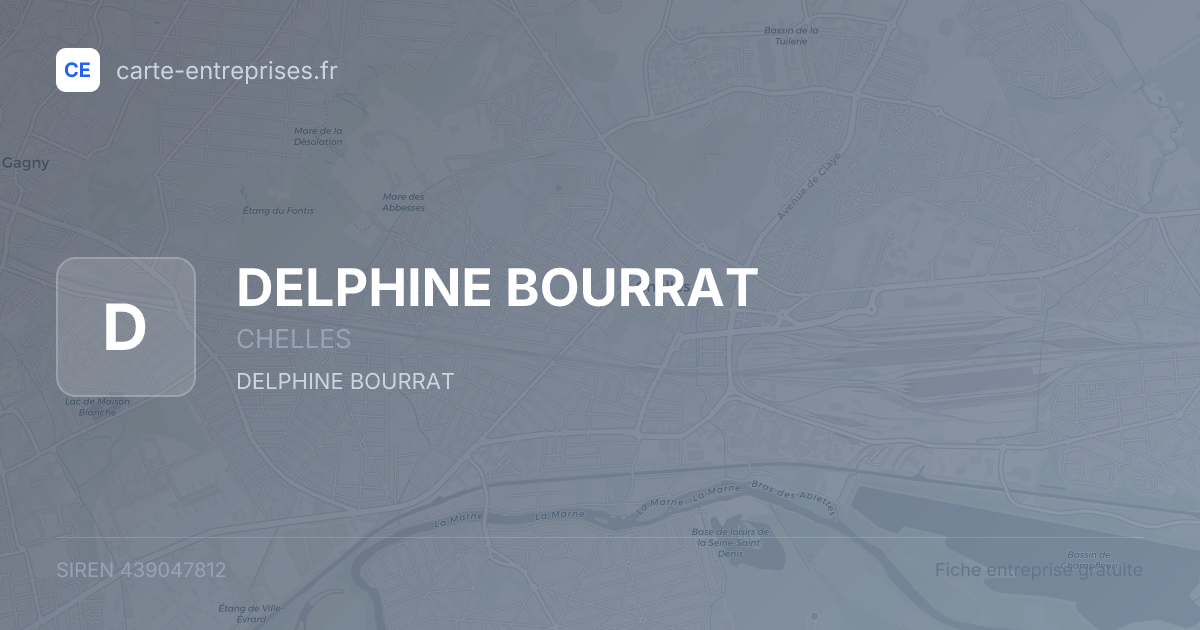 DELPHINE BOURRAT — 439047812 — fiche entreprise