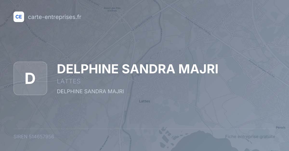 DELPHINE SANDRA MAJRI — 514657956 — fiche entreprise