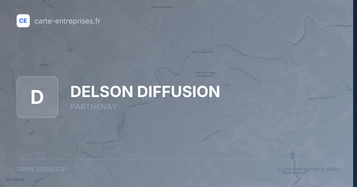 DELSON DIFFUSION — 333583797 — fiche entreprise