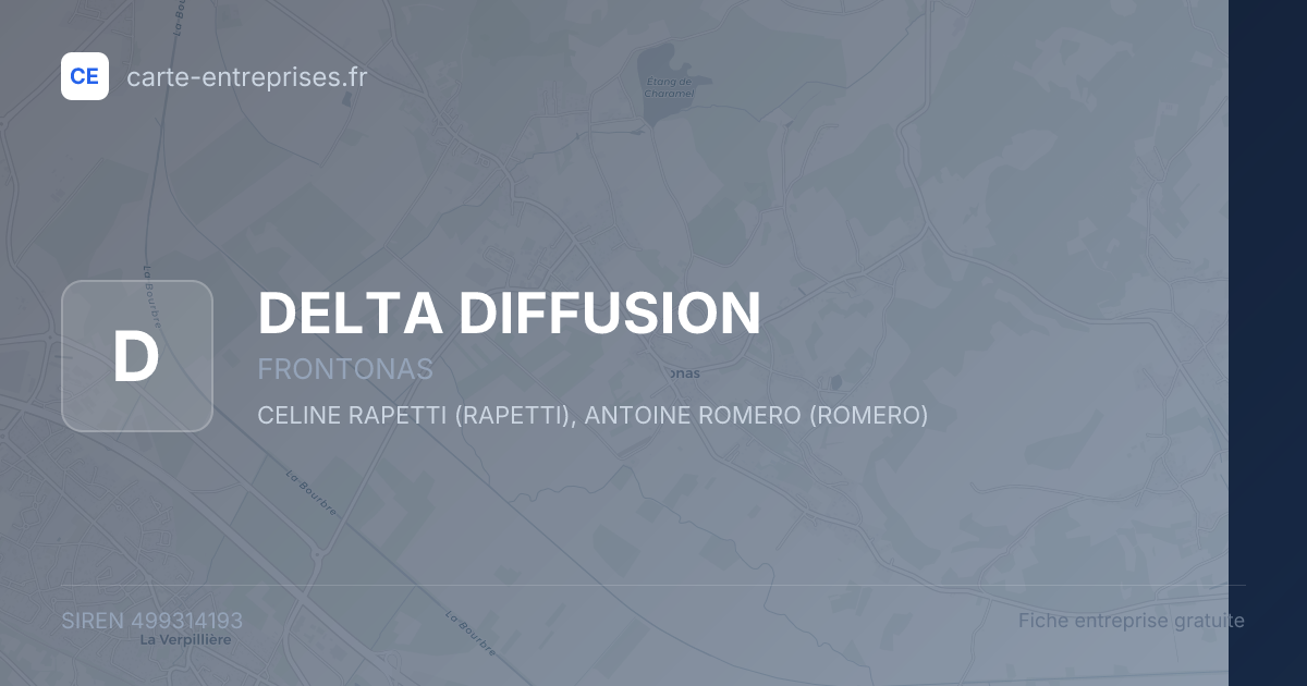 DELTA DIFFUSION — 499314193 — fiche entreprise