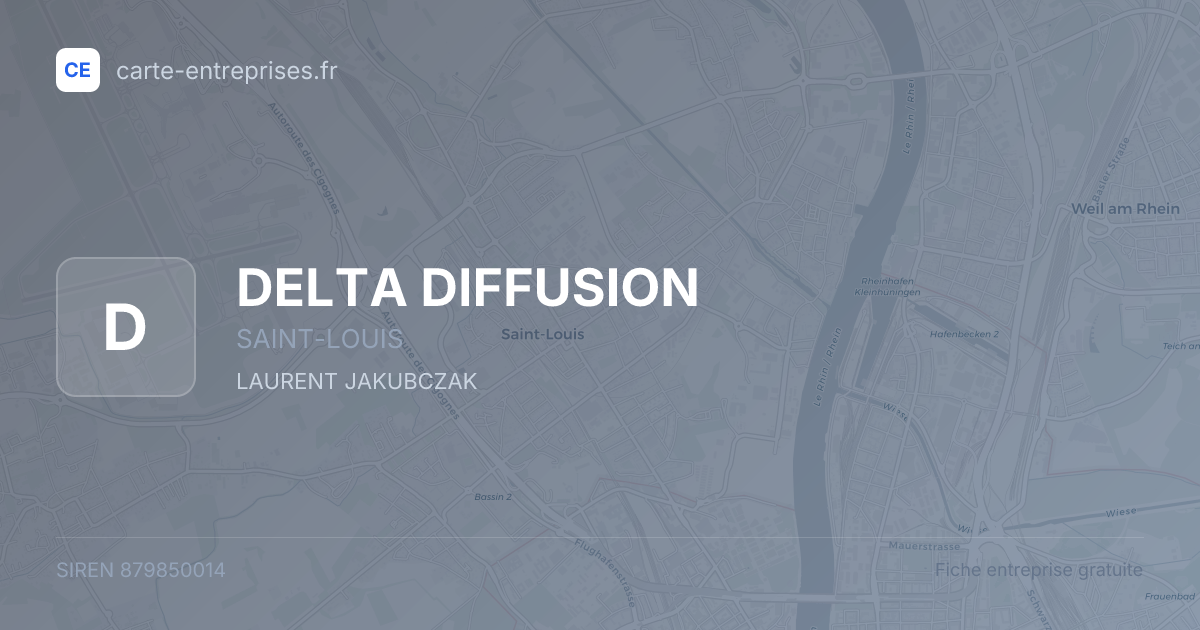 DELTA DIFFUSION — 879850014 — fiche entreprise