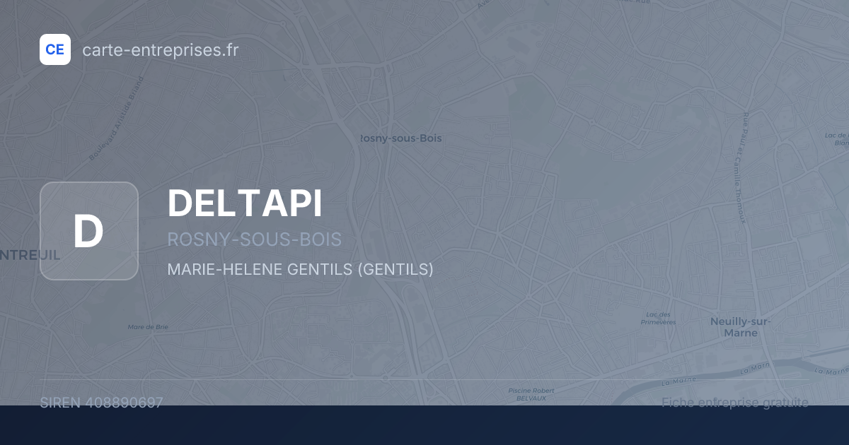 DELTAPI — 408890697 — fiche entreprise