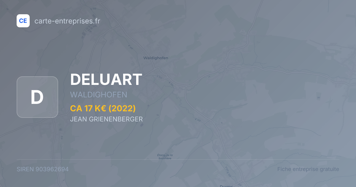 DELUART — 903962694 — fiche entreprise