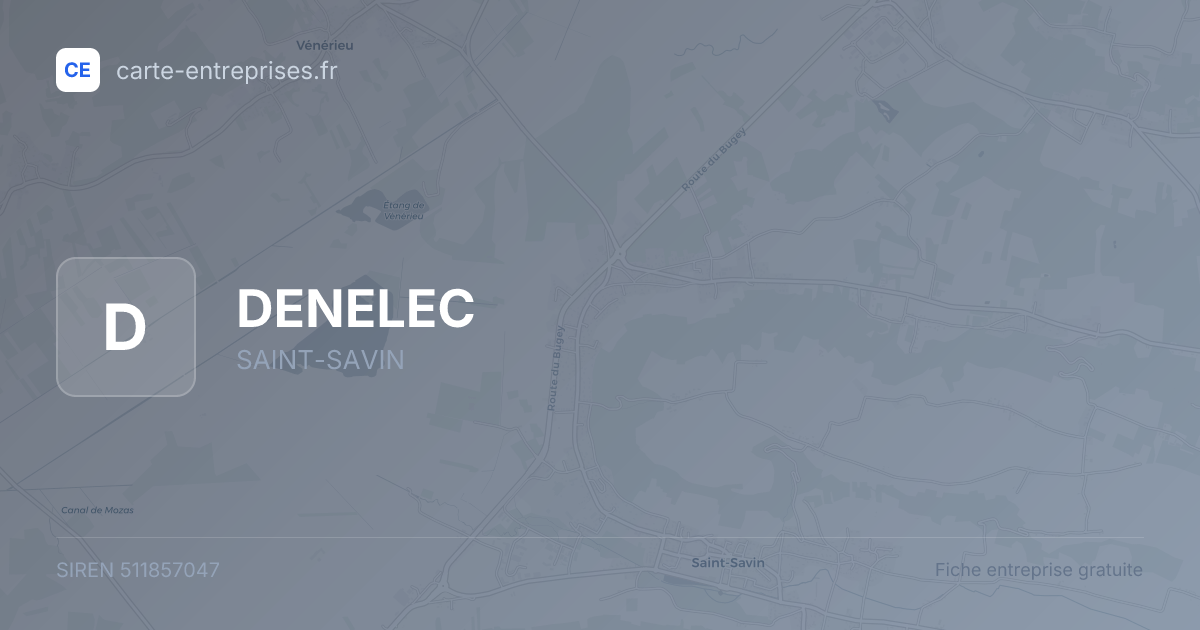 DENELEC — 511857047 — fiche entreprise
